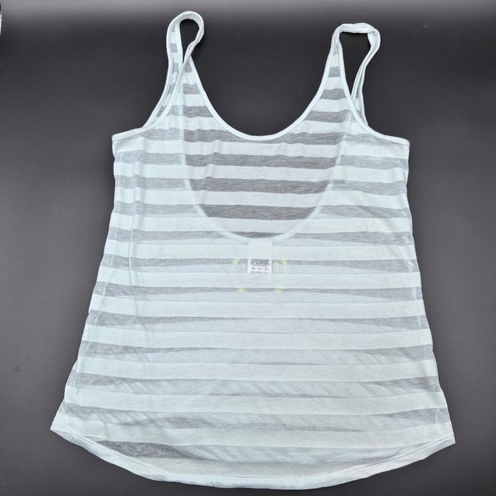 PINK Victoria's Secret Striped Tank Top XS Sleeveless Casual Cute‎